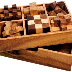 casse-tête en bois coffret